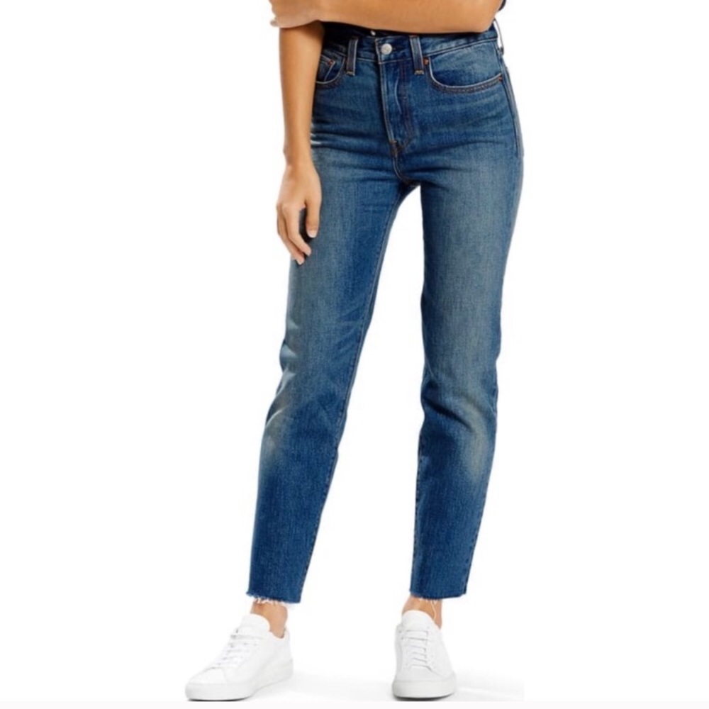 Levi’s High-Rise Wedgie Jean White Oak Denim